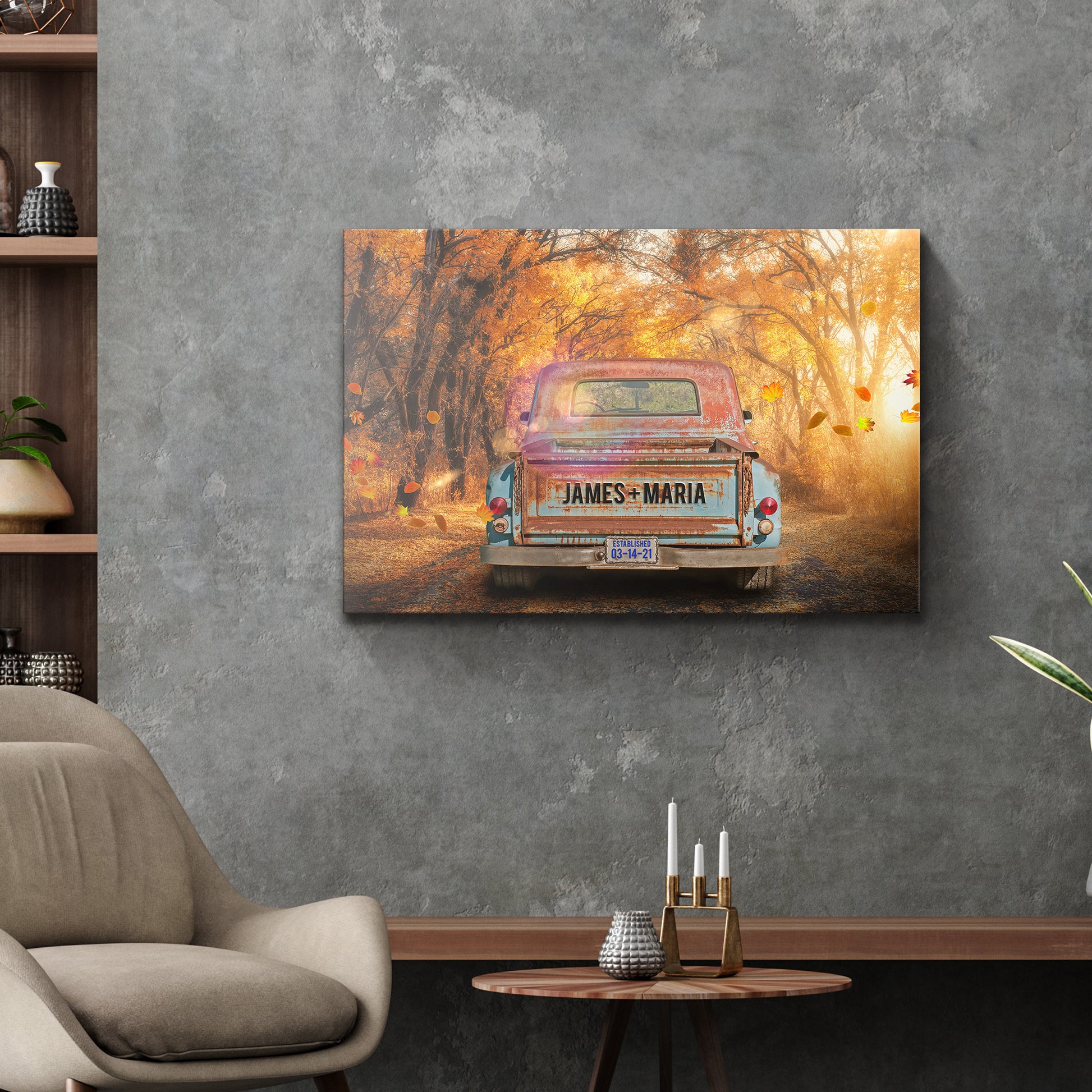 Rustic Truck Sign Style 3 - Image by Tailored Canvases 