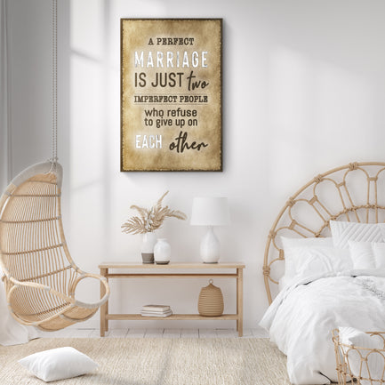 A Perfect Marriage Sign