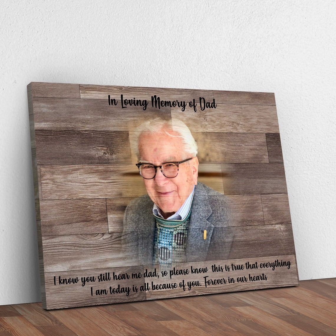 A Father's Memory Sign Style 3 - Image by Tailored Canvases