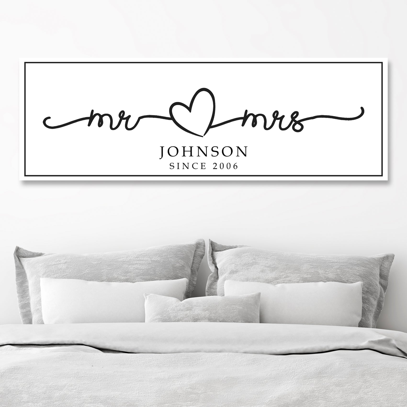 Mr. And Mrs. Sign Style 2 - Image by Tailored Canvases