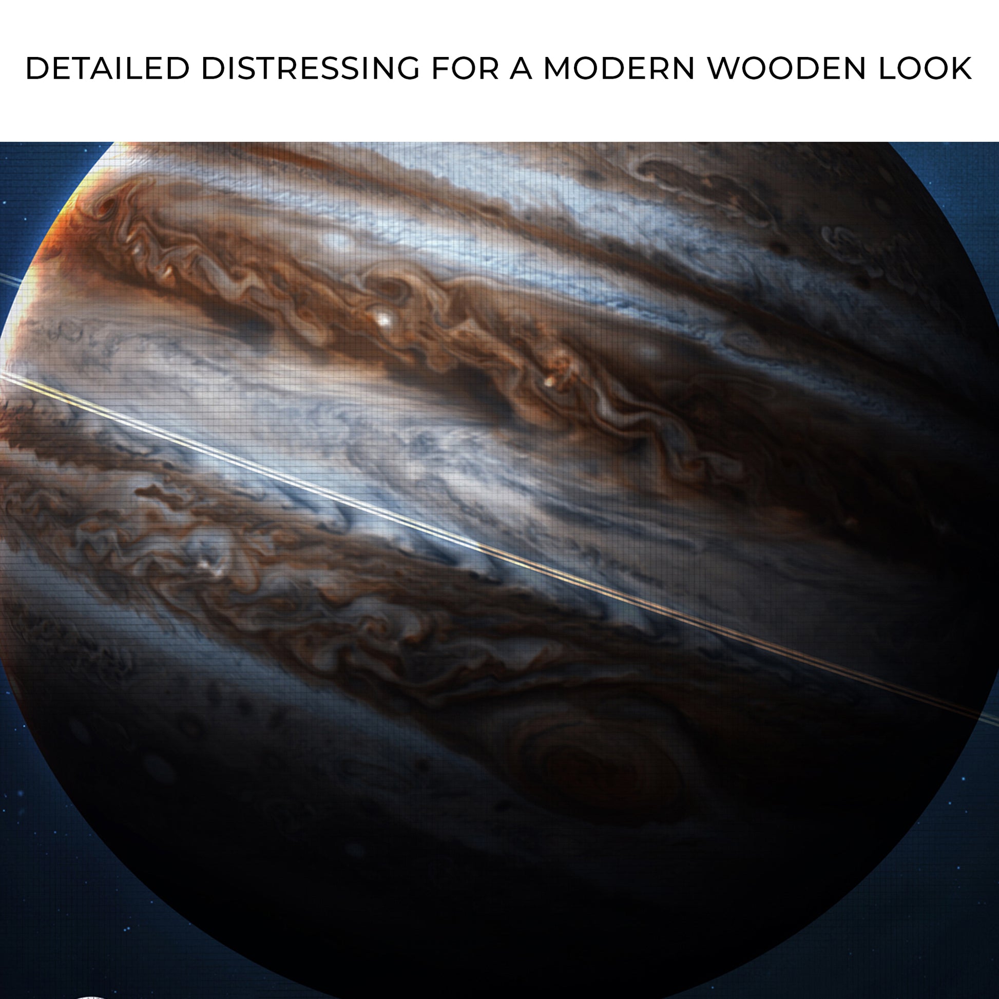 Planet Jupiter And Moons Canvas Wall Art Zoom - Image by Tailored Canvases