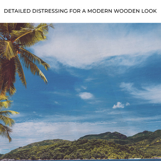 Palm Trees On Tropical Beach Canvas Wall Art Zoom - Image by Tailored Canvases