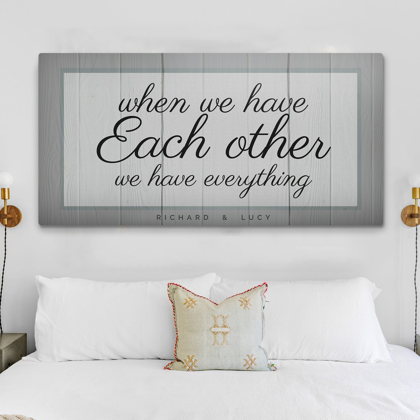 Each Other Sign Style 2 - Image by Tailored Canvases