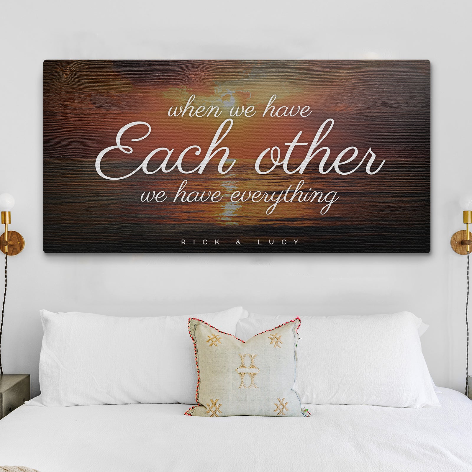 Each Other Sign Style 1 - Image by Tailored Canvases