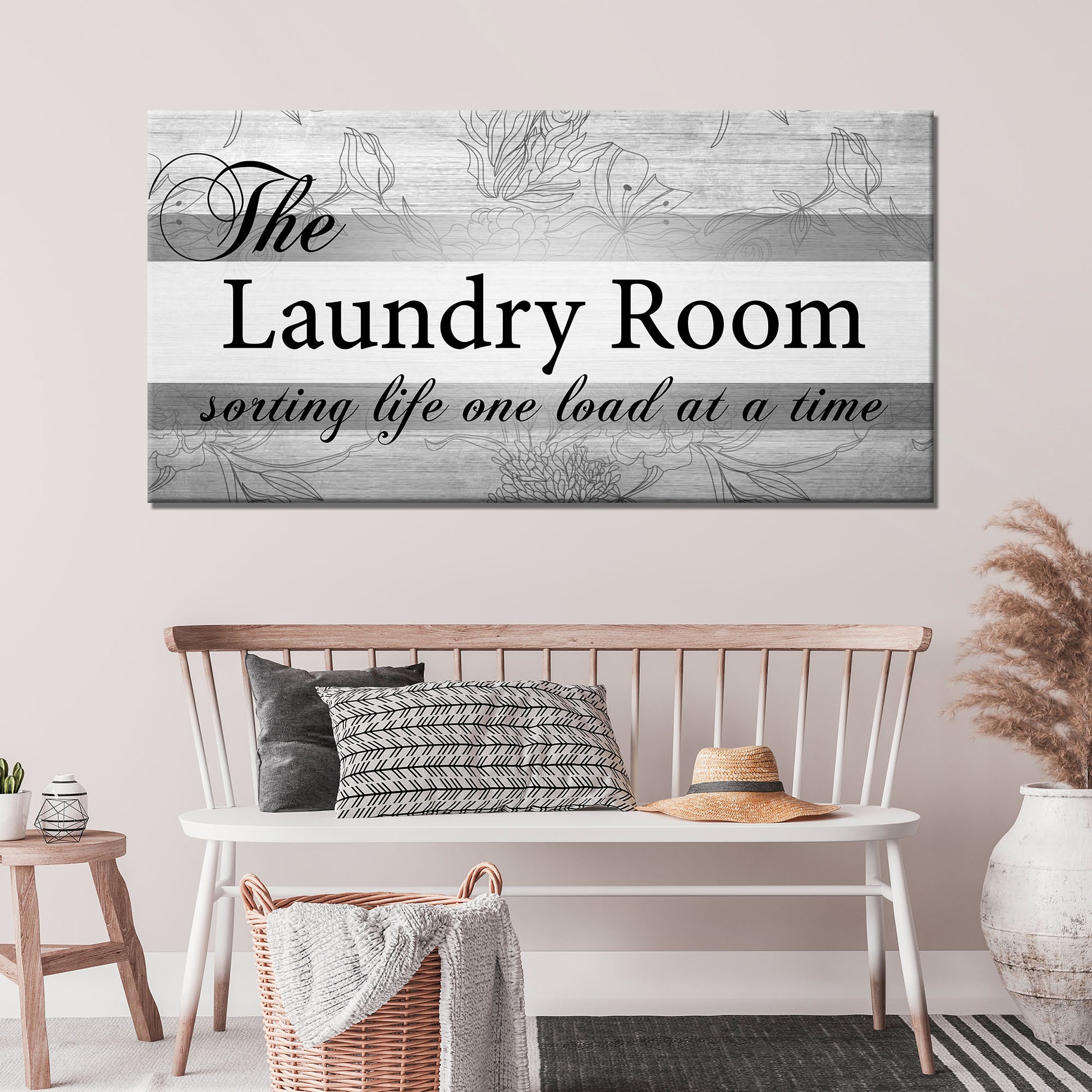 The Laundry Room Sign Style 1 - Image by Tailored Canvases