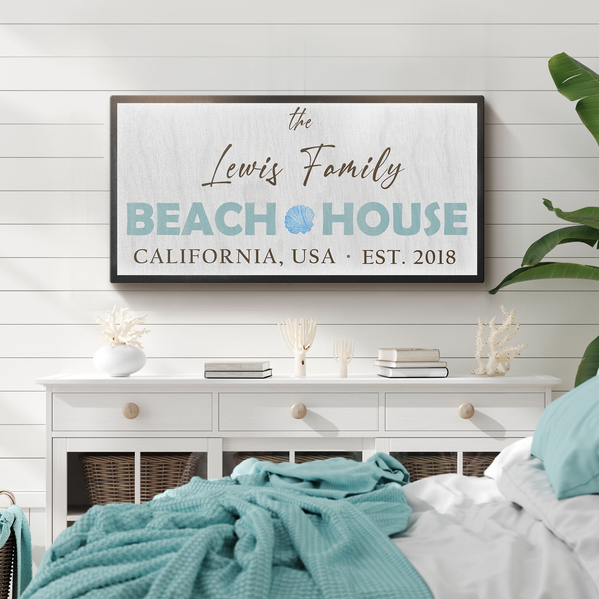 Beach House Sign - Image by Tailored Canvases