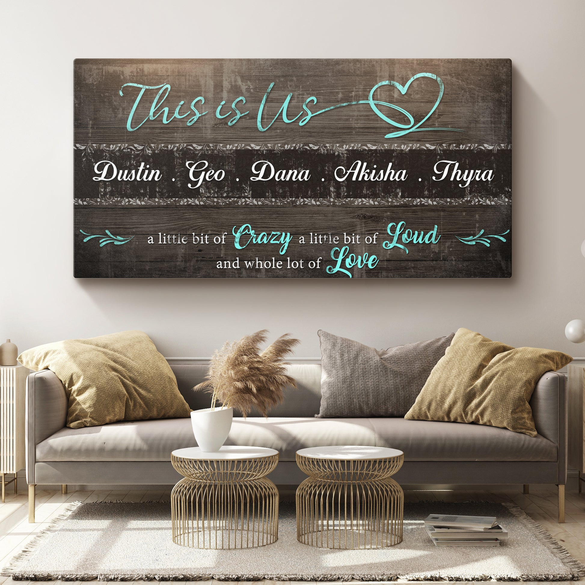 This is Us Sign Style 1 - Image by Tailored Canvases