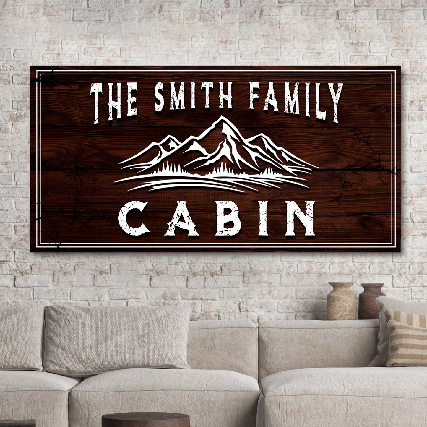 Family Cabin Sign - Image by Tailored Canvases
