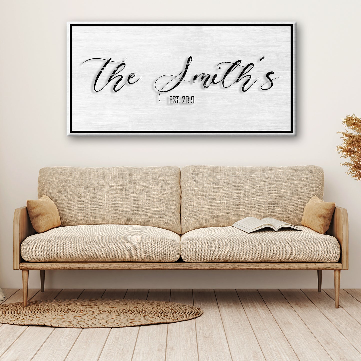 Family Sign XIV Sign Style 1 - Image by Tailored Canvases