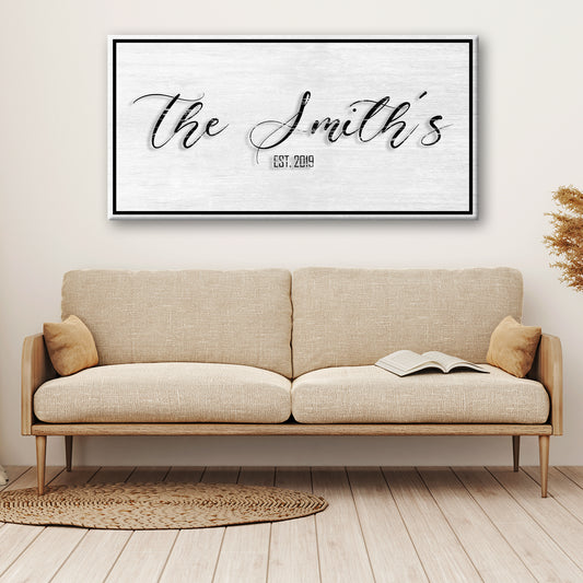 Family Sign XIV Sign - Image by Tailored Canvases