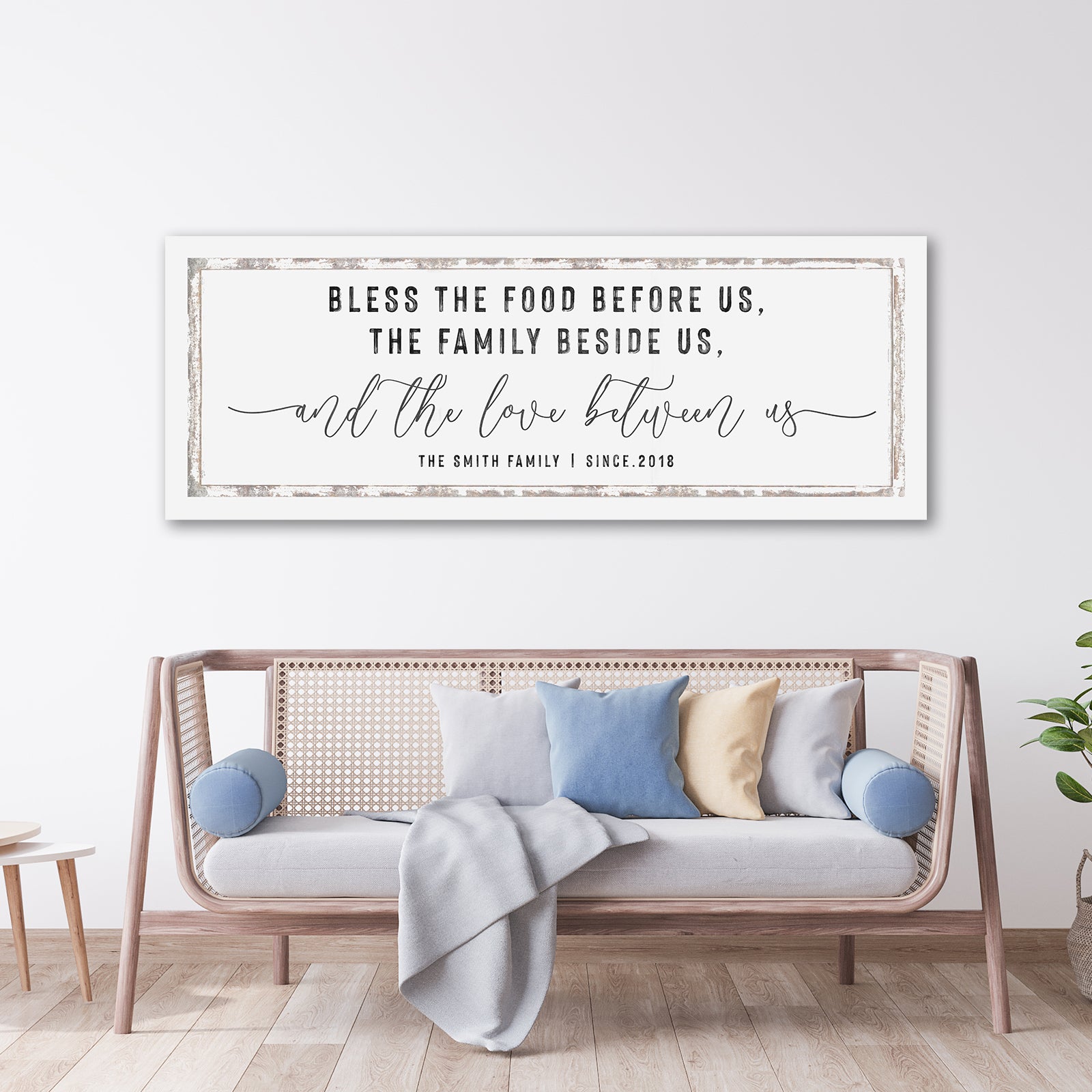 Family Sign XIII Sign Style 1 - Image by Tailored Canvases