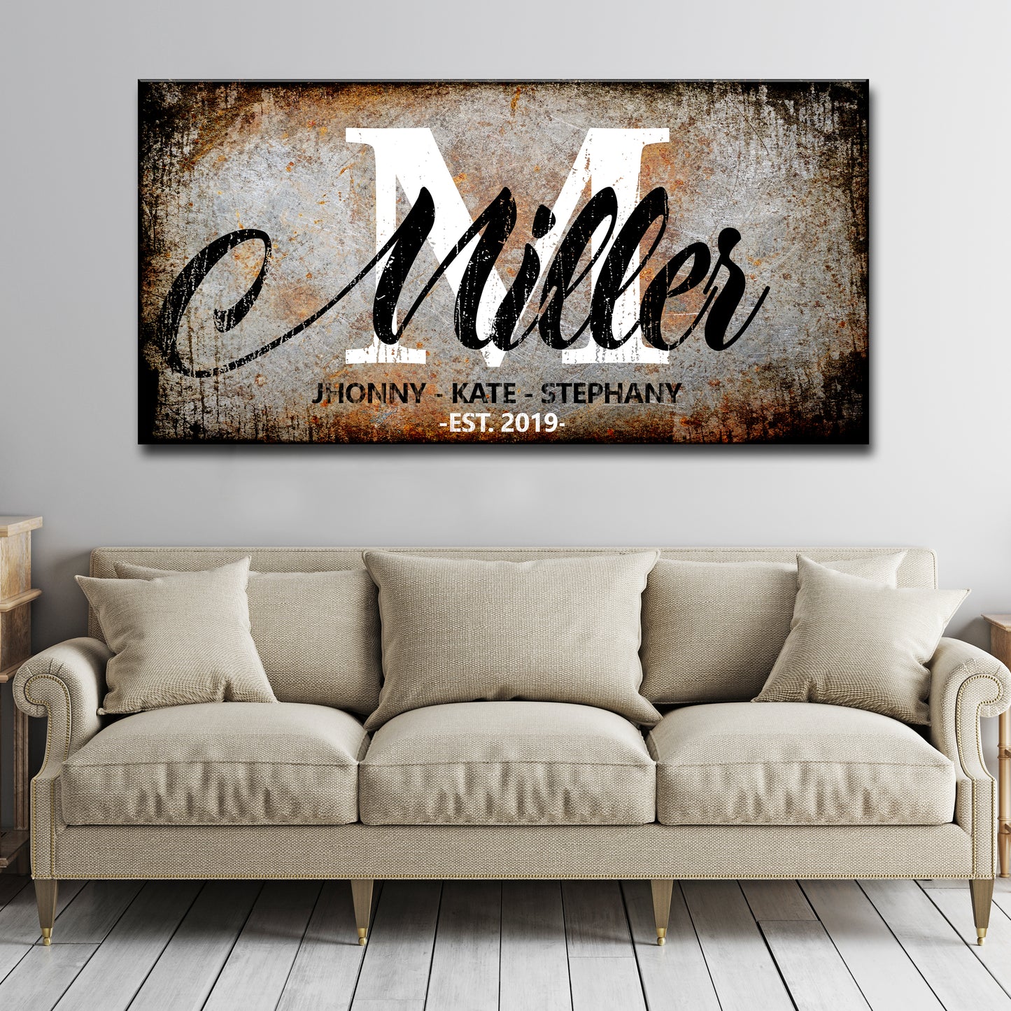 Family Sign V Style 2 - Image by Tailored Canvases