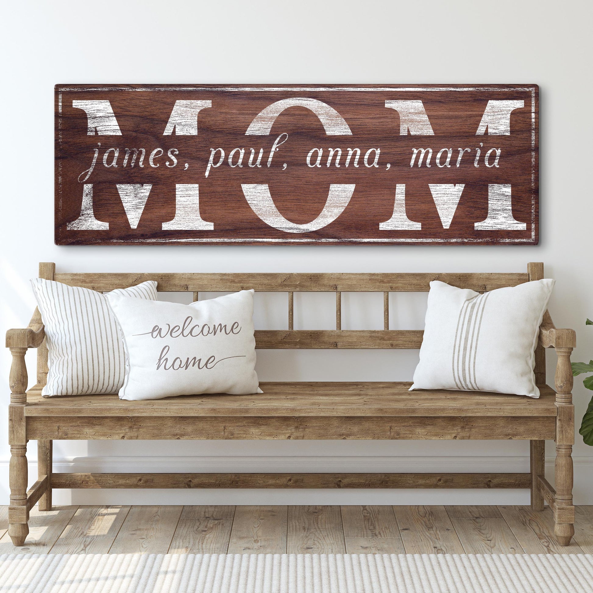 Mom Name Sign Style 1 - Image by Tailored Canvases