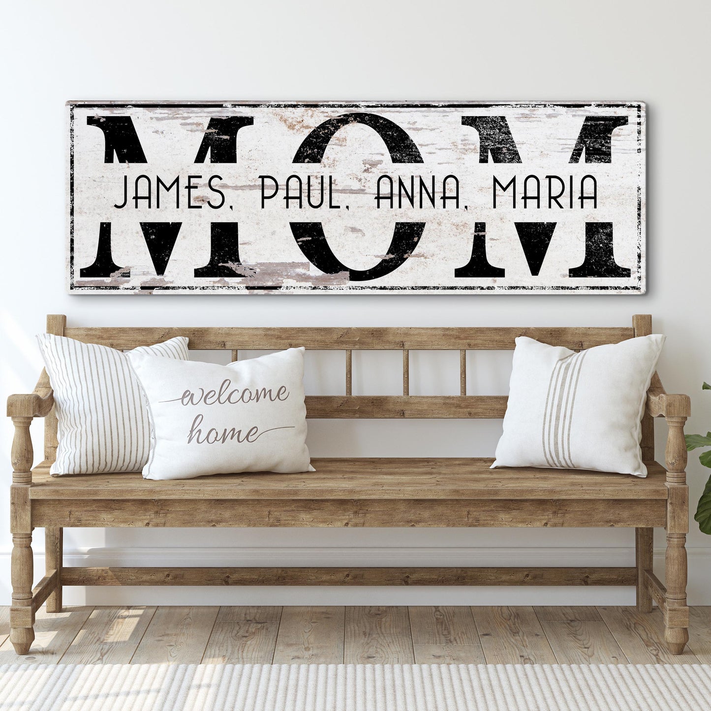 Mom Name Sign Style 2 - Image by Tailored Canvases