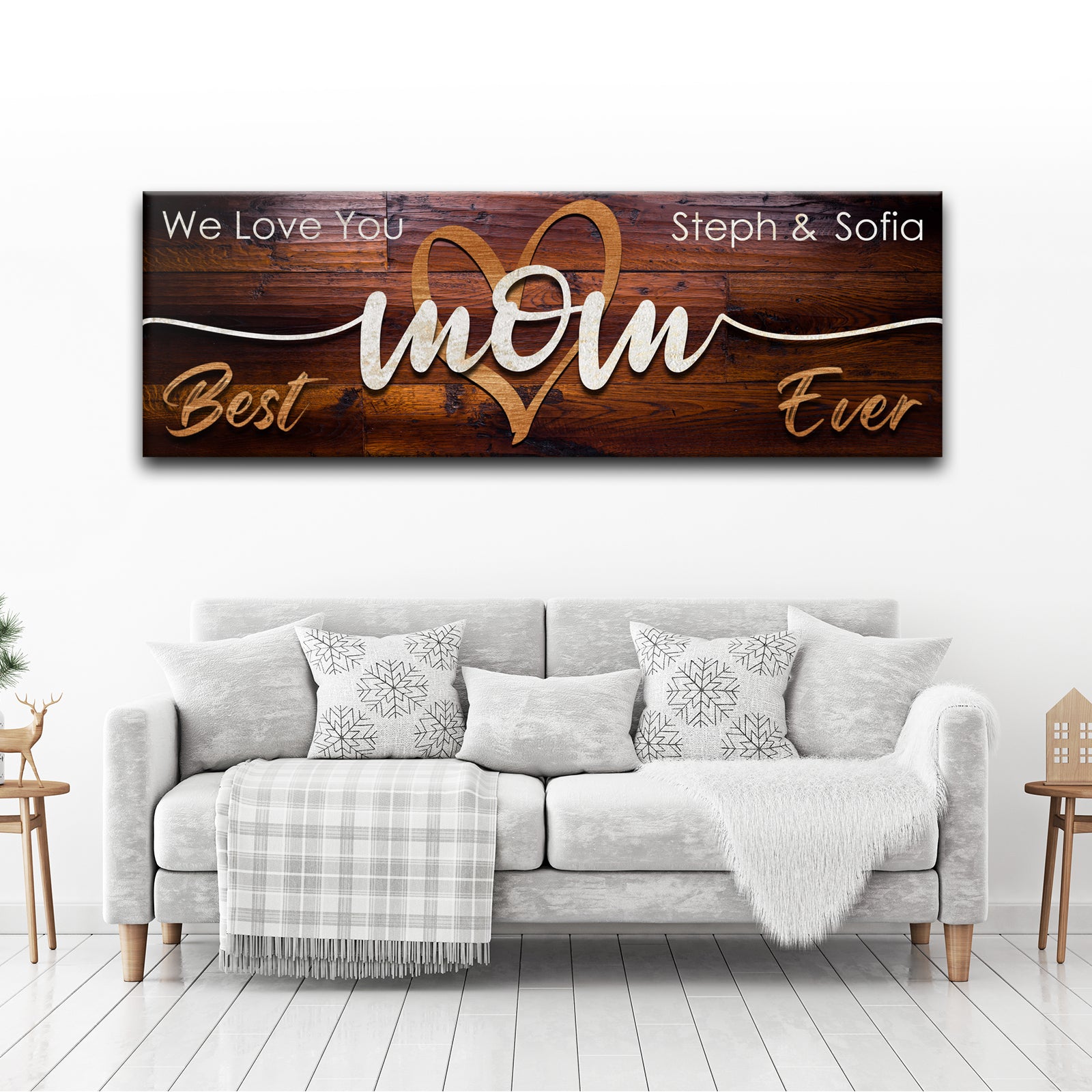 Best MOM Ever Sign - Image by Tailored Canvases
