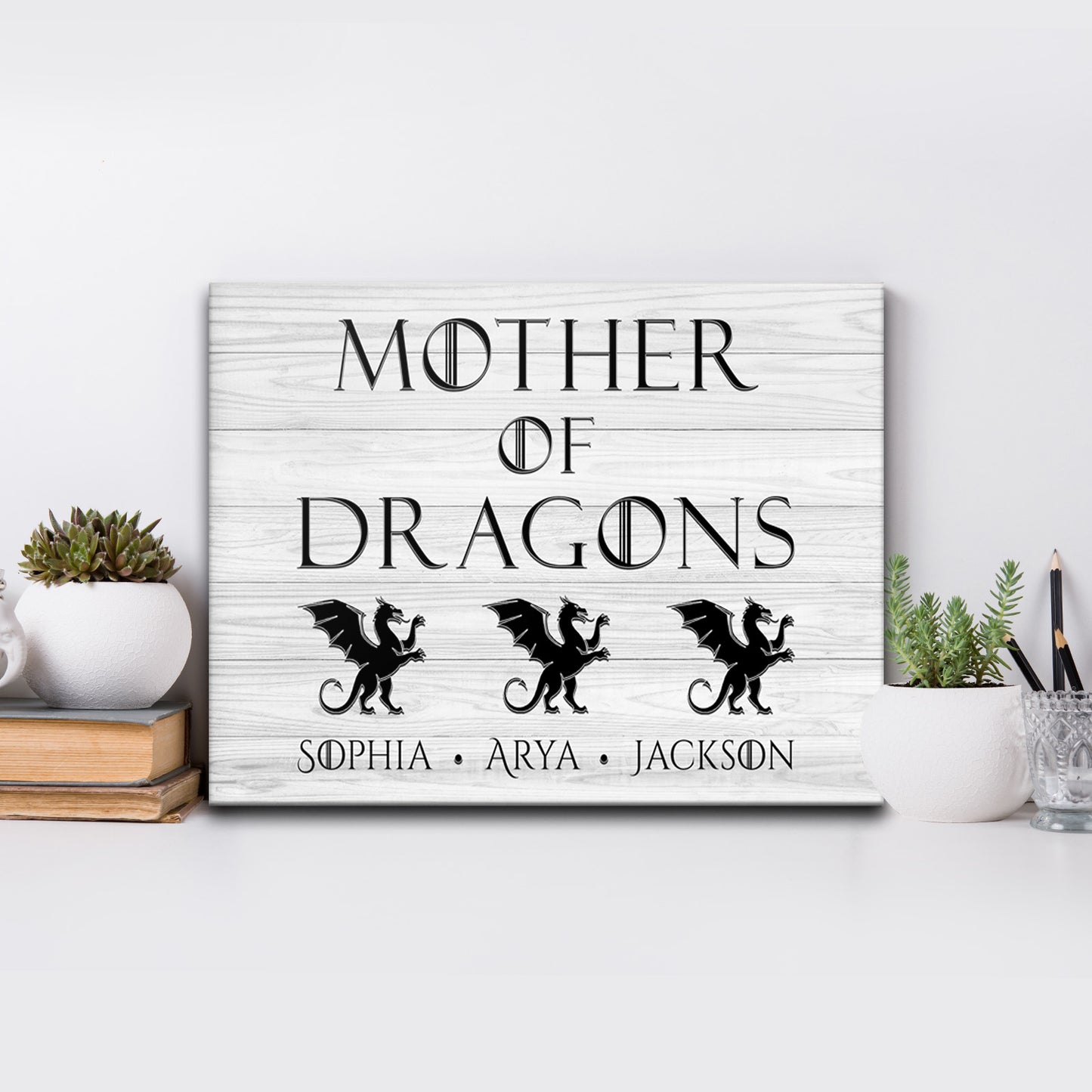 Mother of Dragons Sign - Image by Tailored Canvases