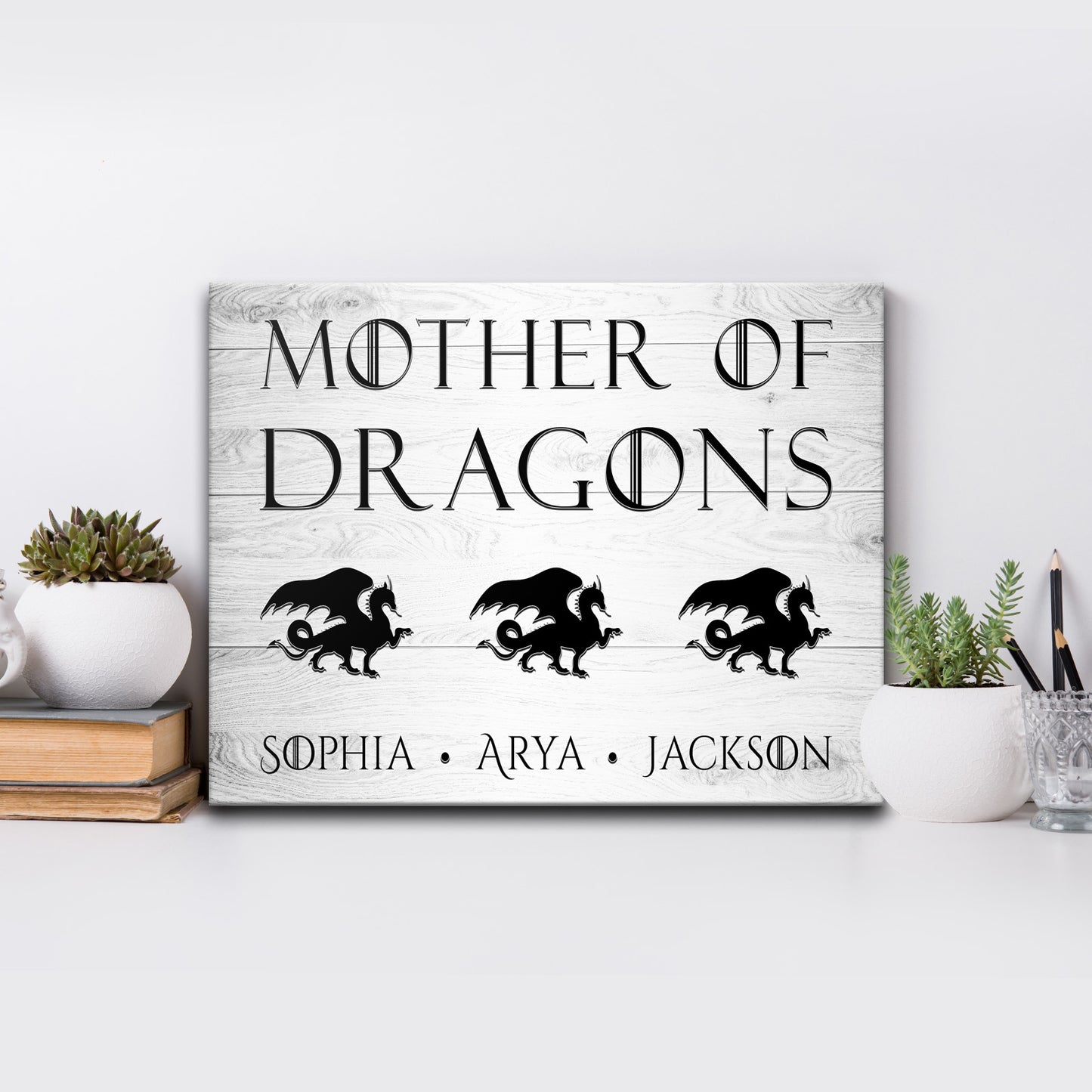 Mother of Dragons Sign Style 1 - Image by Tailored Canvases