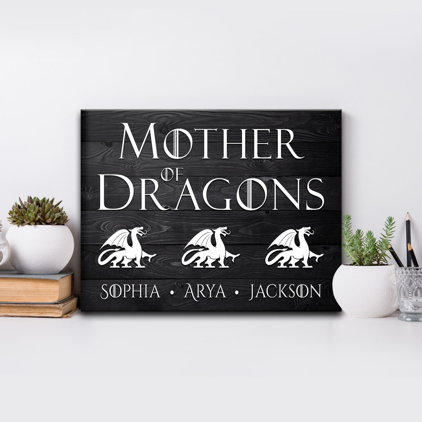 Mother of Dragons Sign Style 2 - Image by Tailored Canvases
