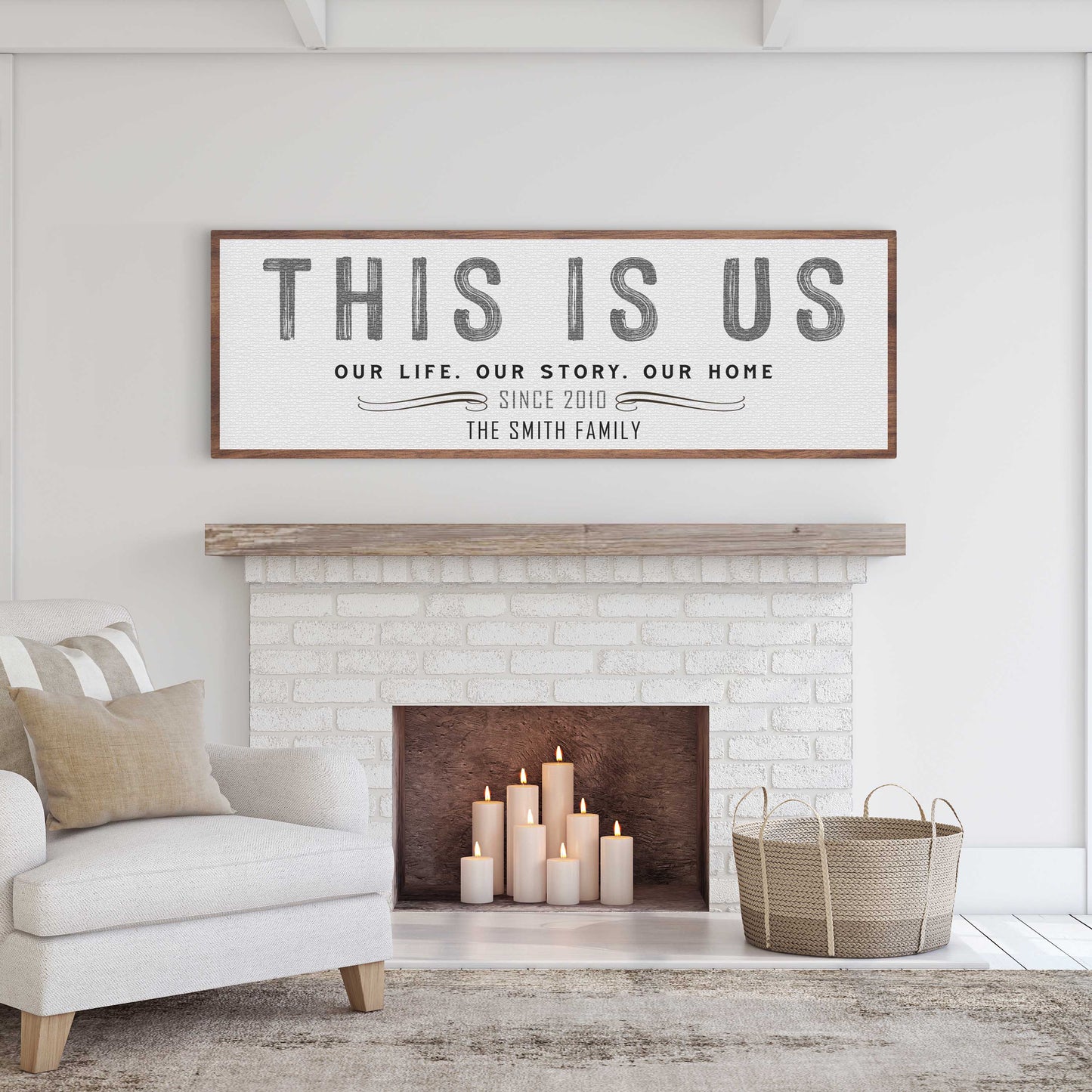 This Is Us Sign IV - Image by Tailored Canvases