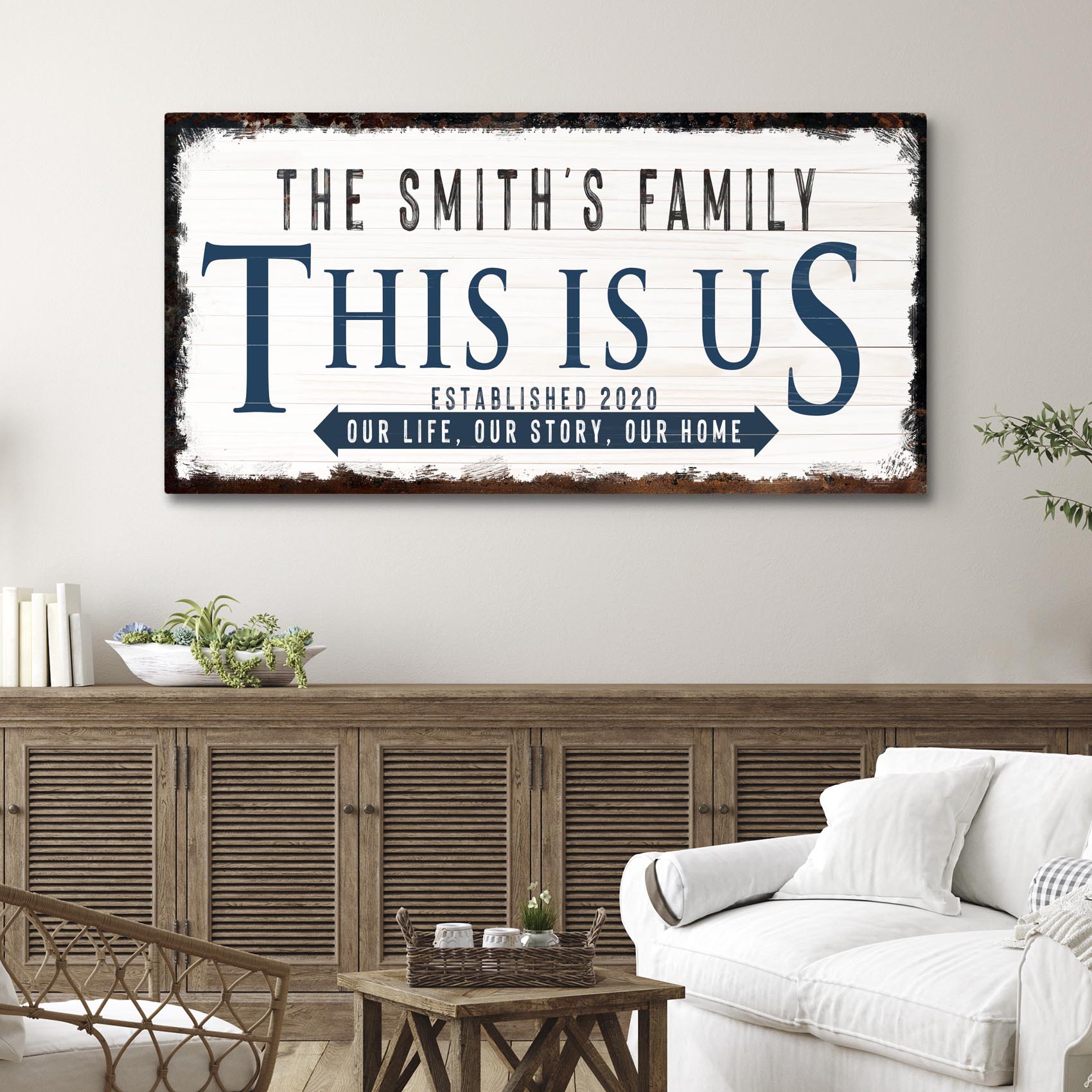 This is Us Sign V - Image by Tailored Canvases