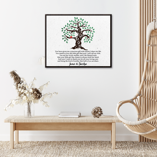 Thank you, Mother-in-Law Sign - Image by Tailored Canvases