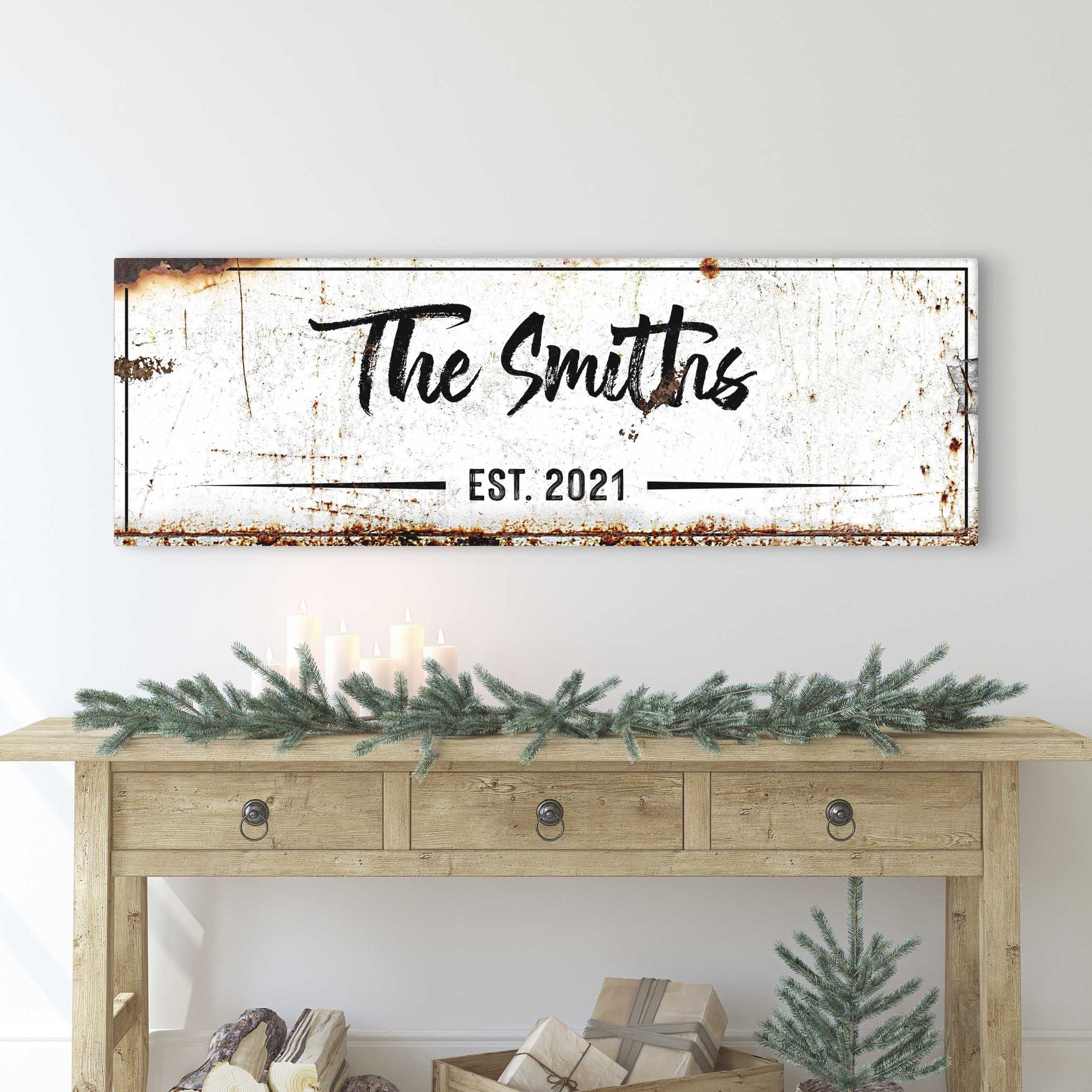 Family Rustic Sign - Image by Tailored Canvases