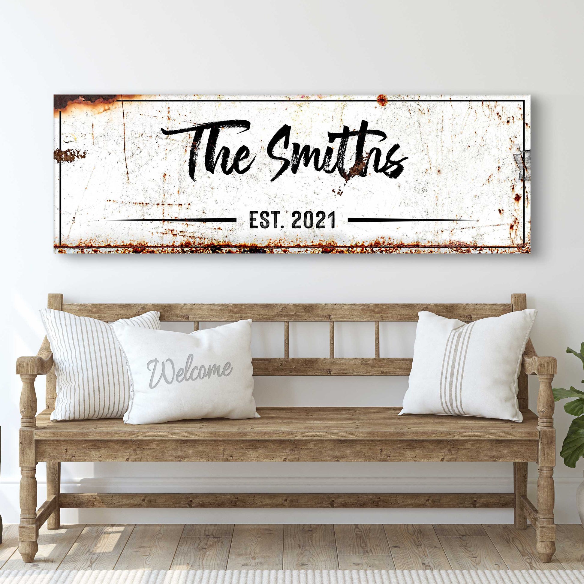 Family Rustic Sign Style 1 - Image by Tailored Canvases