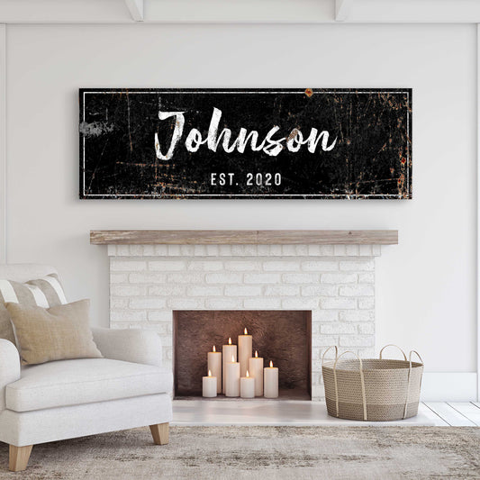 Family Sign VI Style 2 - Image by Tailored Canvases