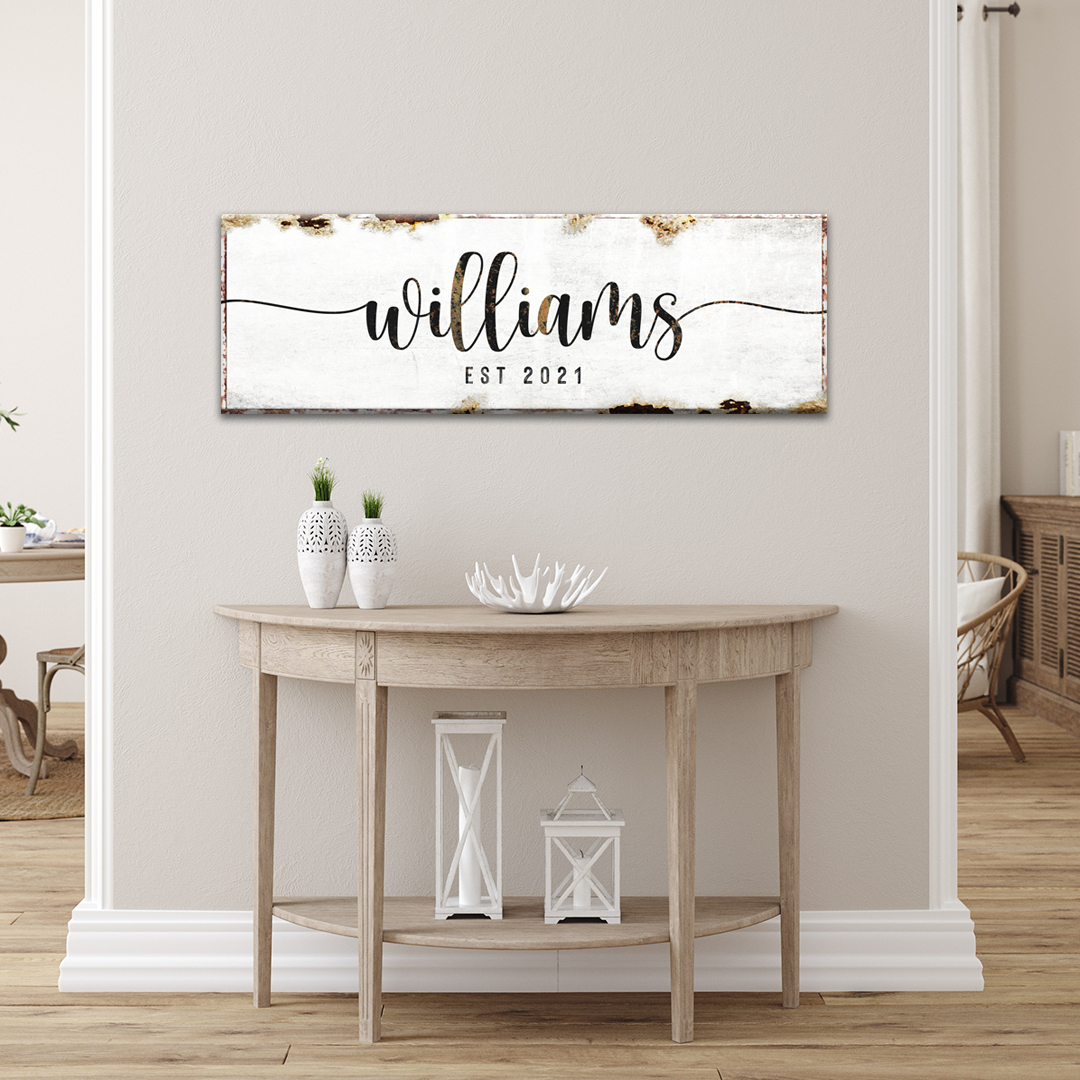 Family Sign X - Image by Tailored Canvases