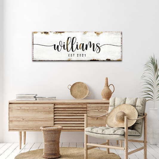 Family Sign X - Image by Tailored Canvases