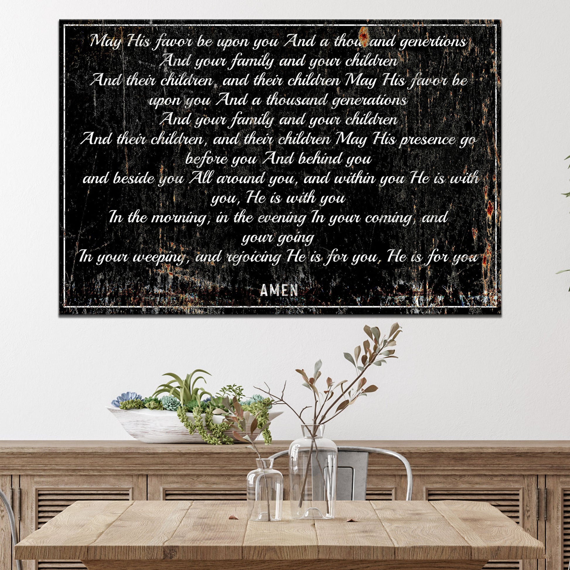 The Blessing Sign Style 2 - Image by Tailored Canvases
