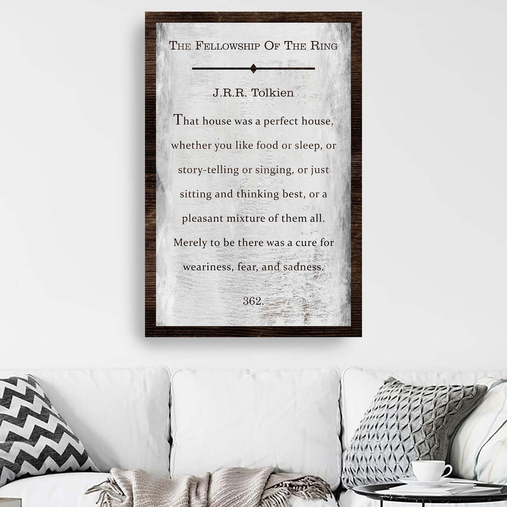 Fellowship Of The Ring Sign II by Tailored Canvases