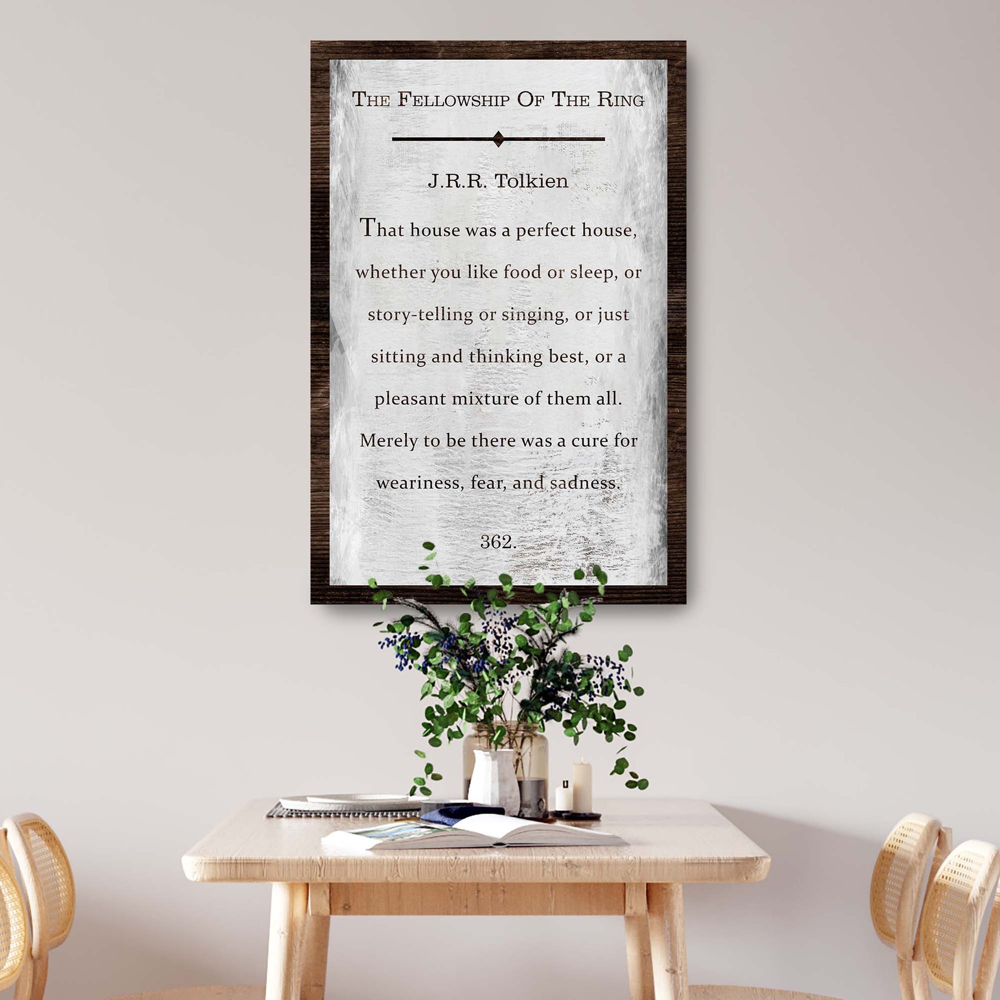 Fellowship of the Ring Sign II Style 1 - Image by Tailored Canvases