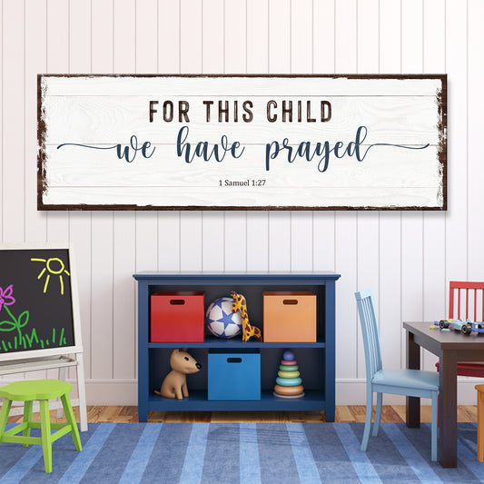 1 Samuel 1:27 Scripture Sign II - Image by Tailored Canvases