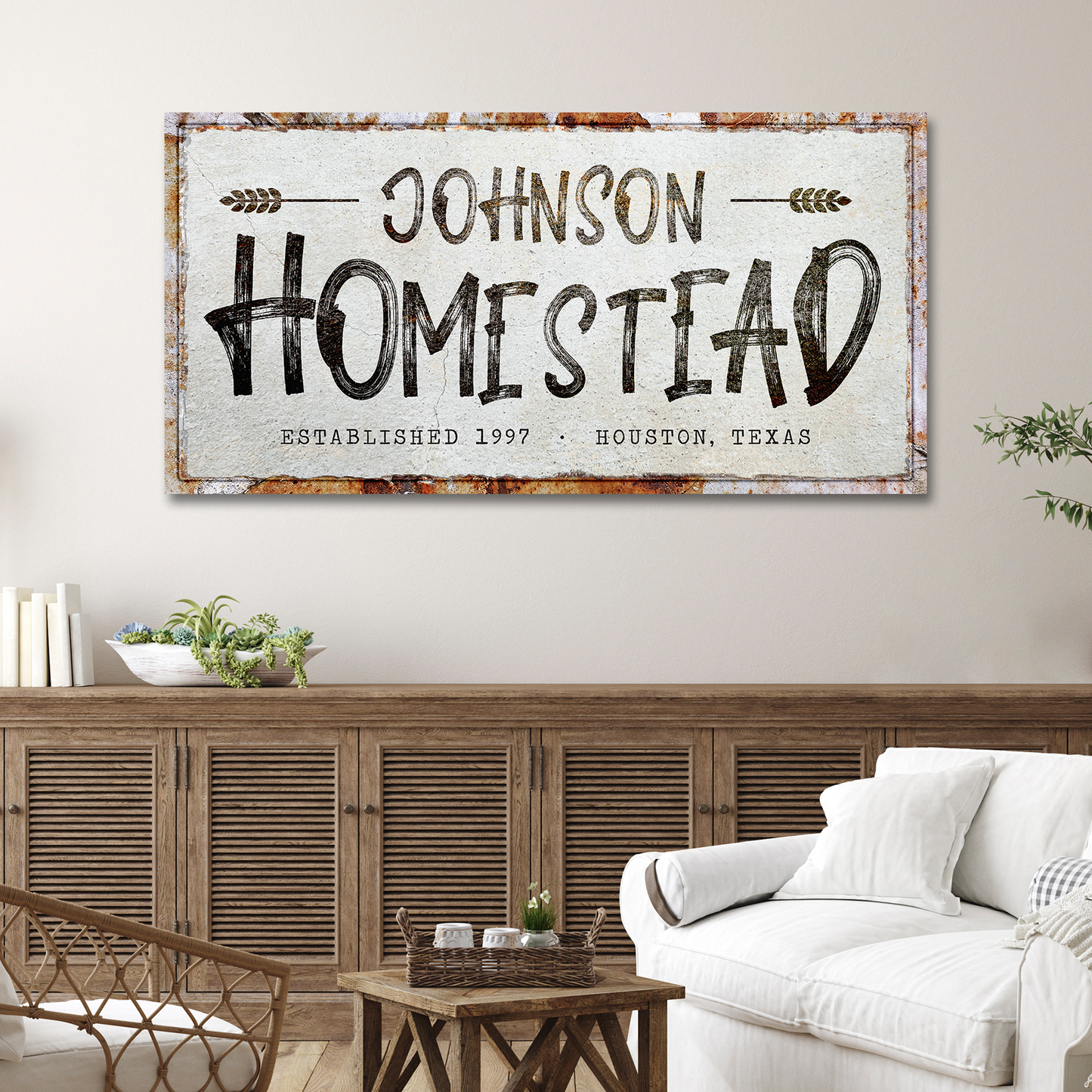 Family Homestead Sign - Image by Tailored Canvases