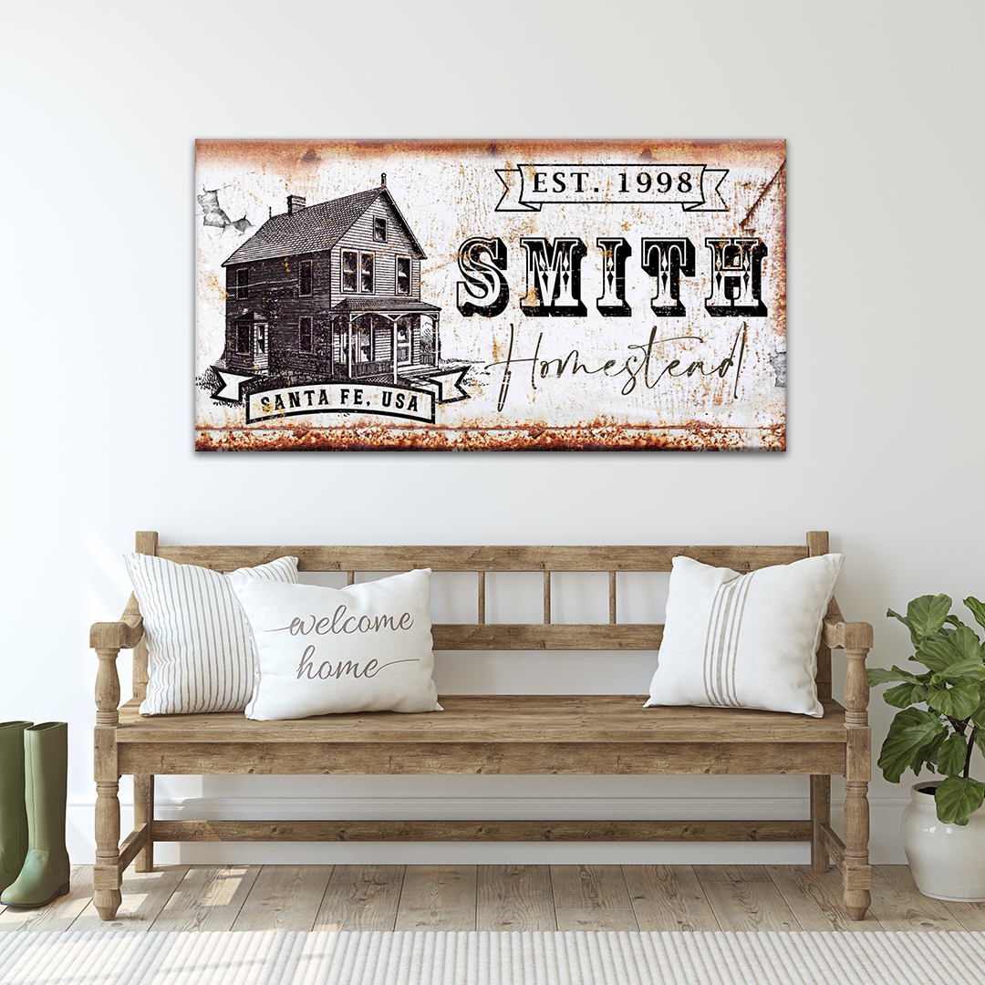 Family Homestead Sign II - Image by Tailored Canvases
