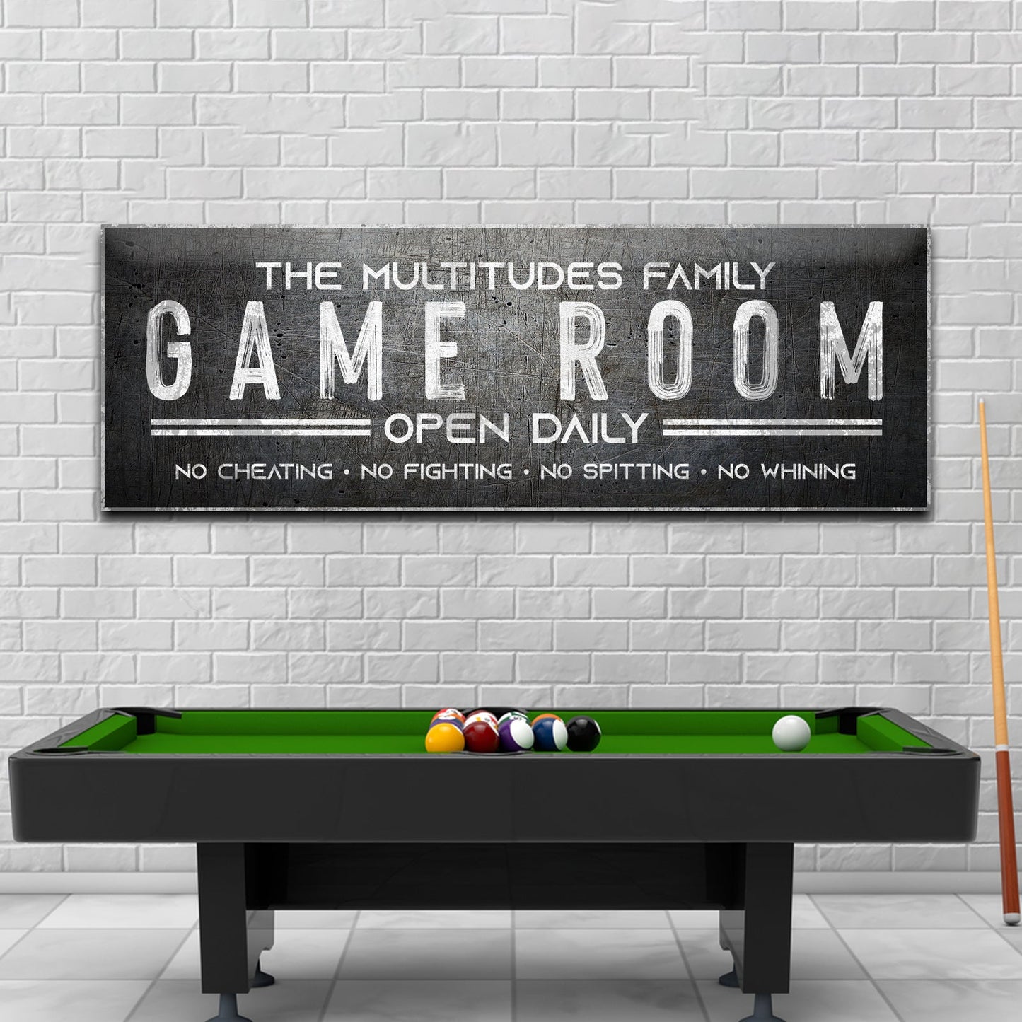 Family Game Room Sign