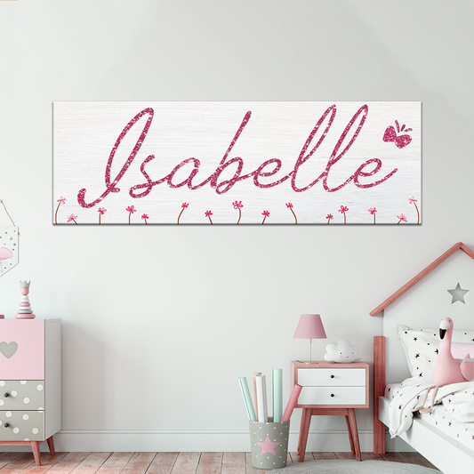 Nursery Name Sign - Image by Tailored Canvases