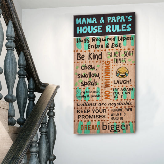 Patio Rules Sign Style 2 - Image by Tailored Canvases