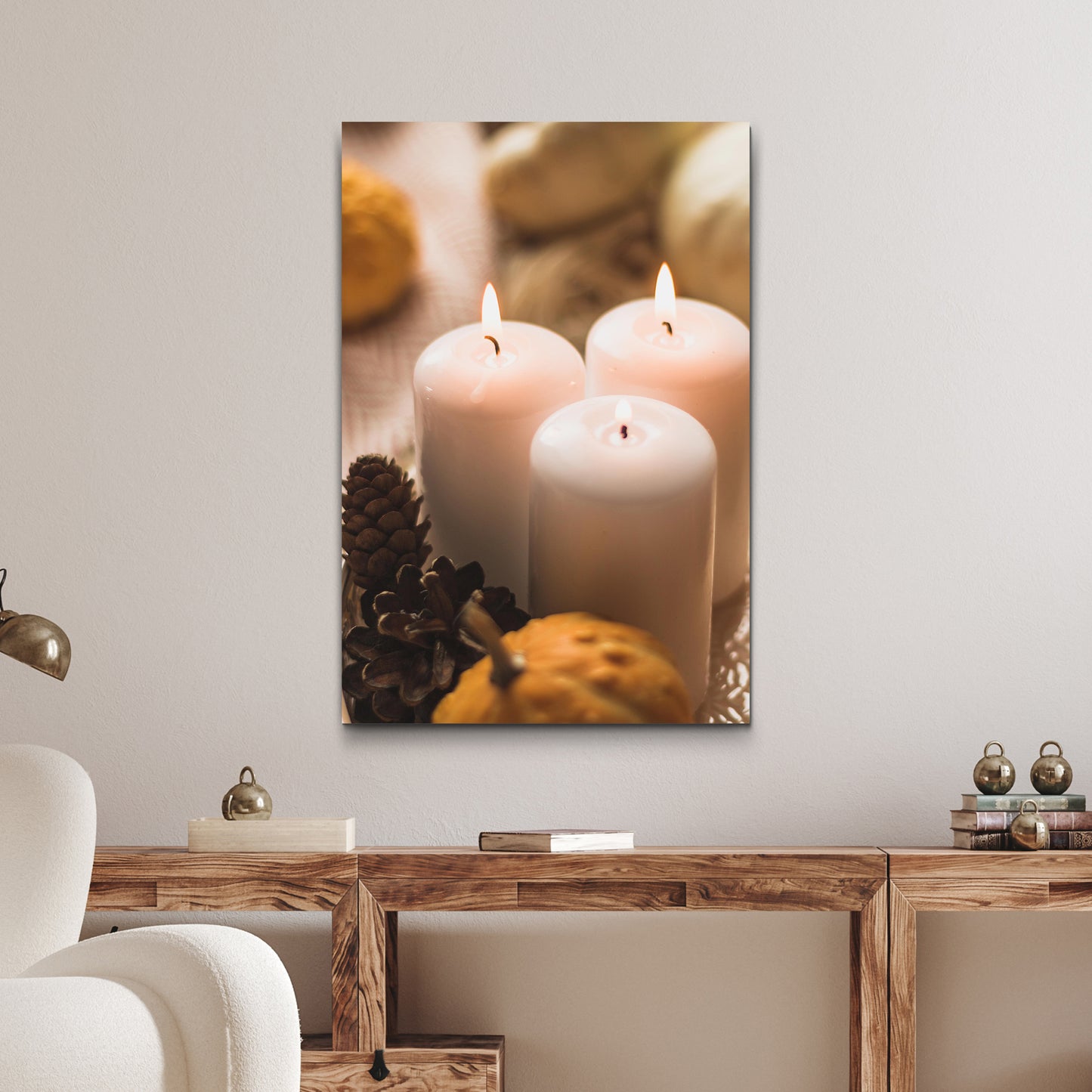 Decor Elements Candle Spa Canvas Wall Art - Image by Tailored Canvases