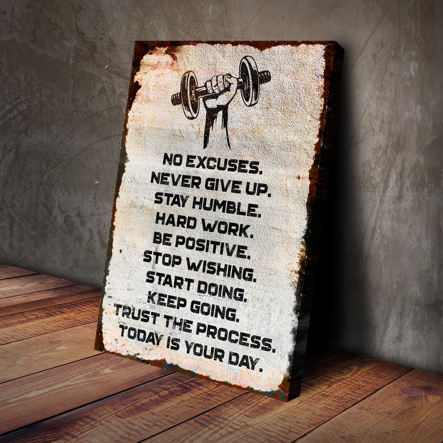 Motivational Banner Sign Style 2 - Image by Tailored Canvases