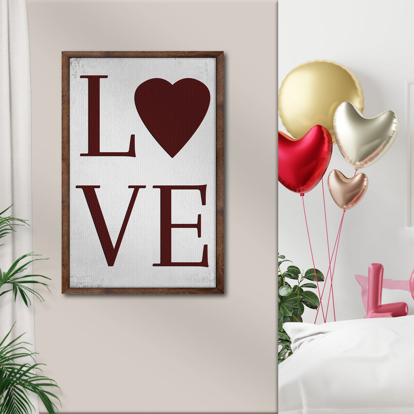 Valentines Day Sign X Style 1 - Image by Tailored Canvases