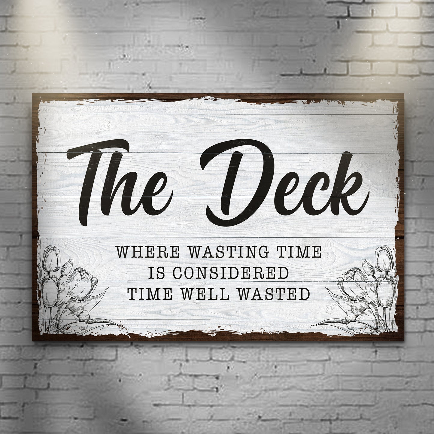 The Deck Sign Style 1 - Image by Tailored Canvases