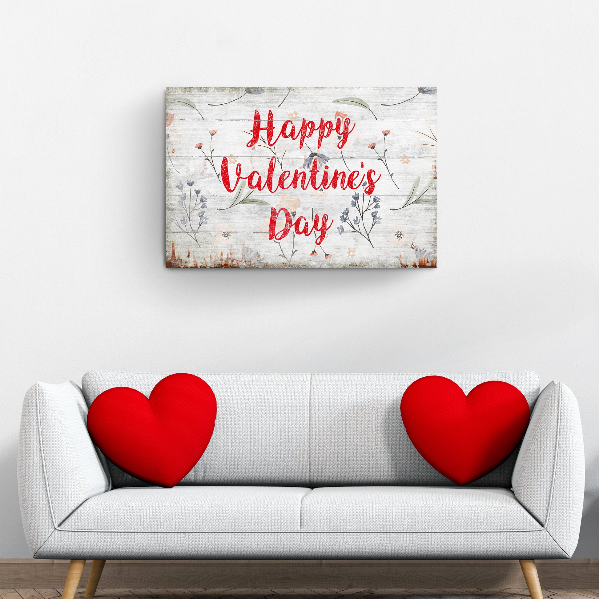 Valentine Floral Sign - Image by Tailored Canvases