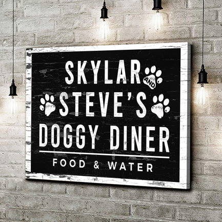 Doggy Diner Sign - Image by Tailored Canvases