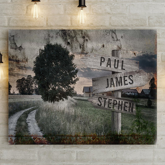 Farmhouse Name Sign - Image by Tailored Canvases