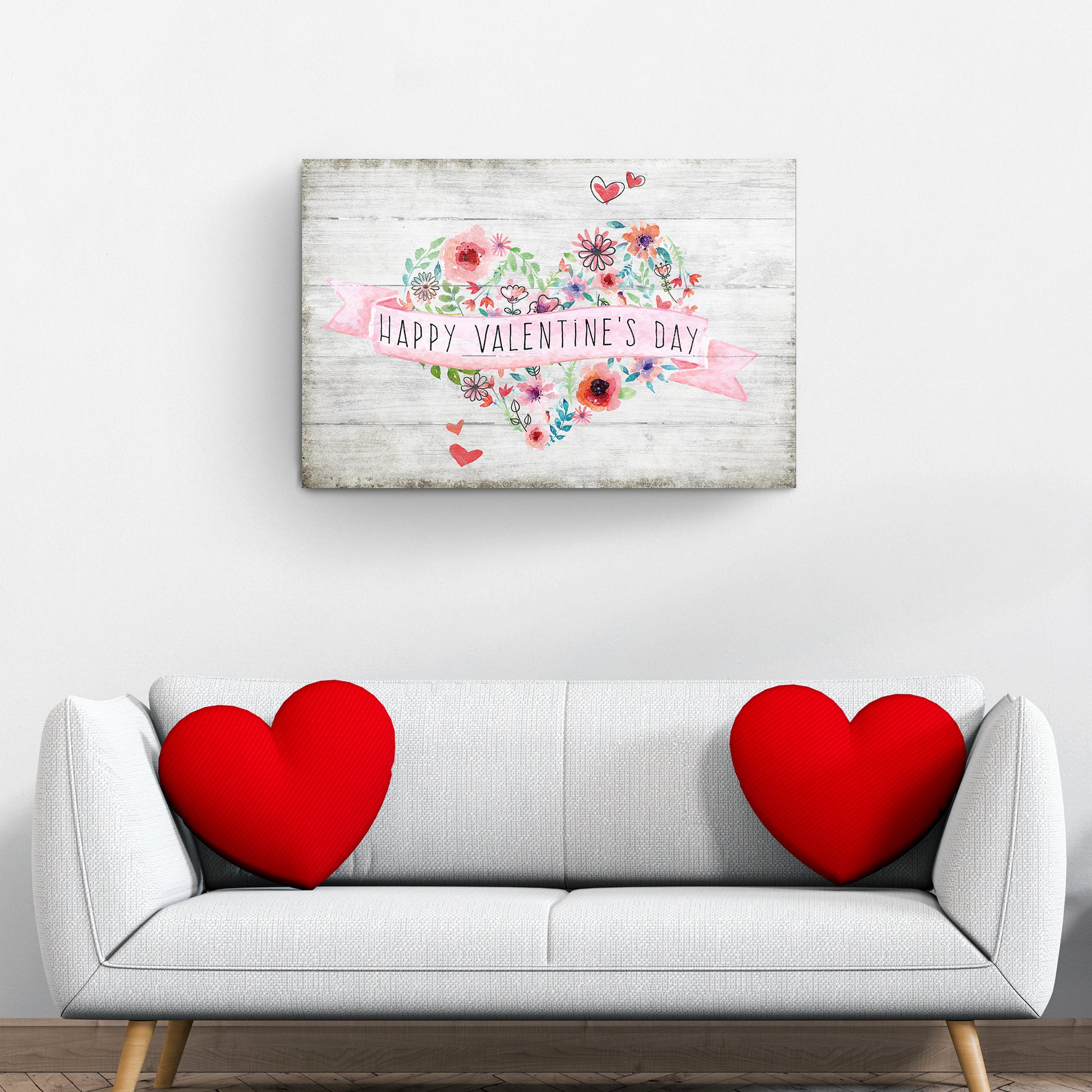 Happy Valentine's Day Heart Sign II - Image by Tailored Canvases