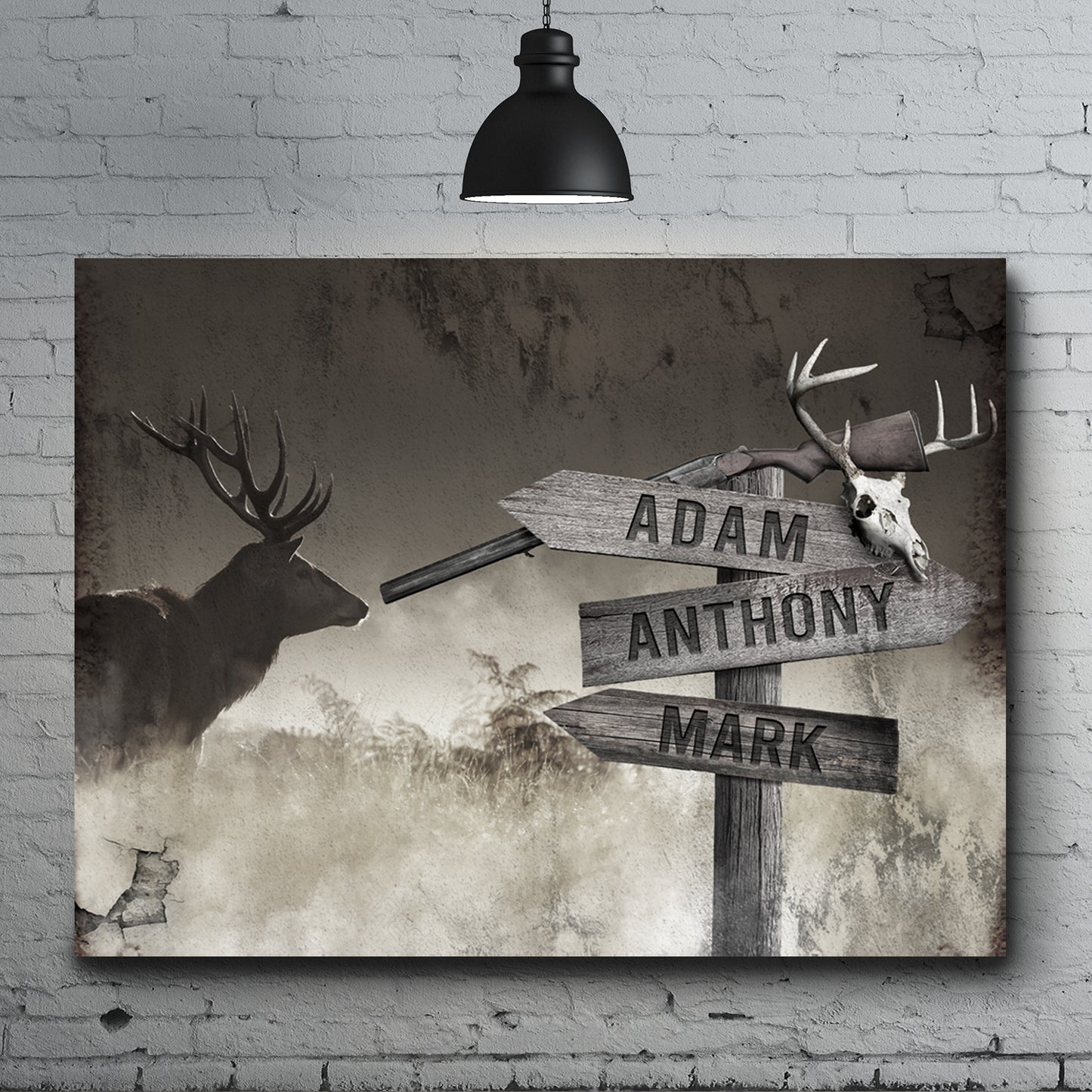 Hunting Season Name Style 3 - Image by Tailored Canvases