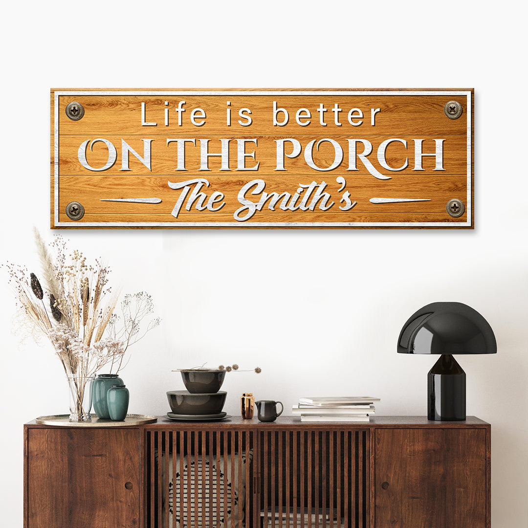 Family Porch Sign Styles 2 - Image by Tailored Canvases