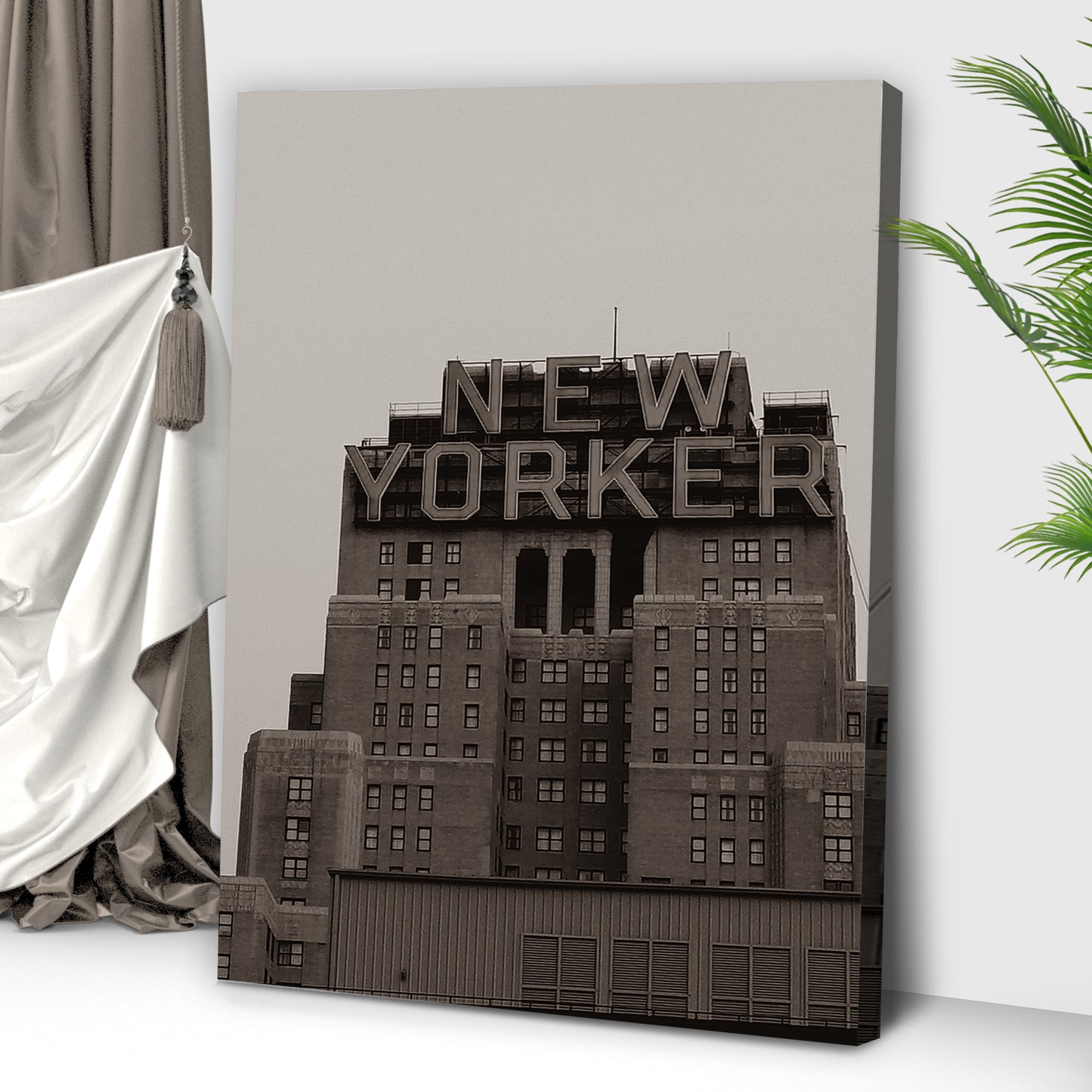 Hotel New Yorker Canvas Wall Art Style 2 - Image by Tailored Canvases